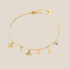 Many Sweet Charms Fußkette