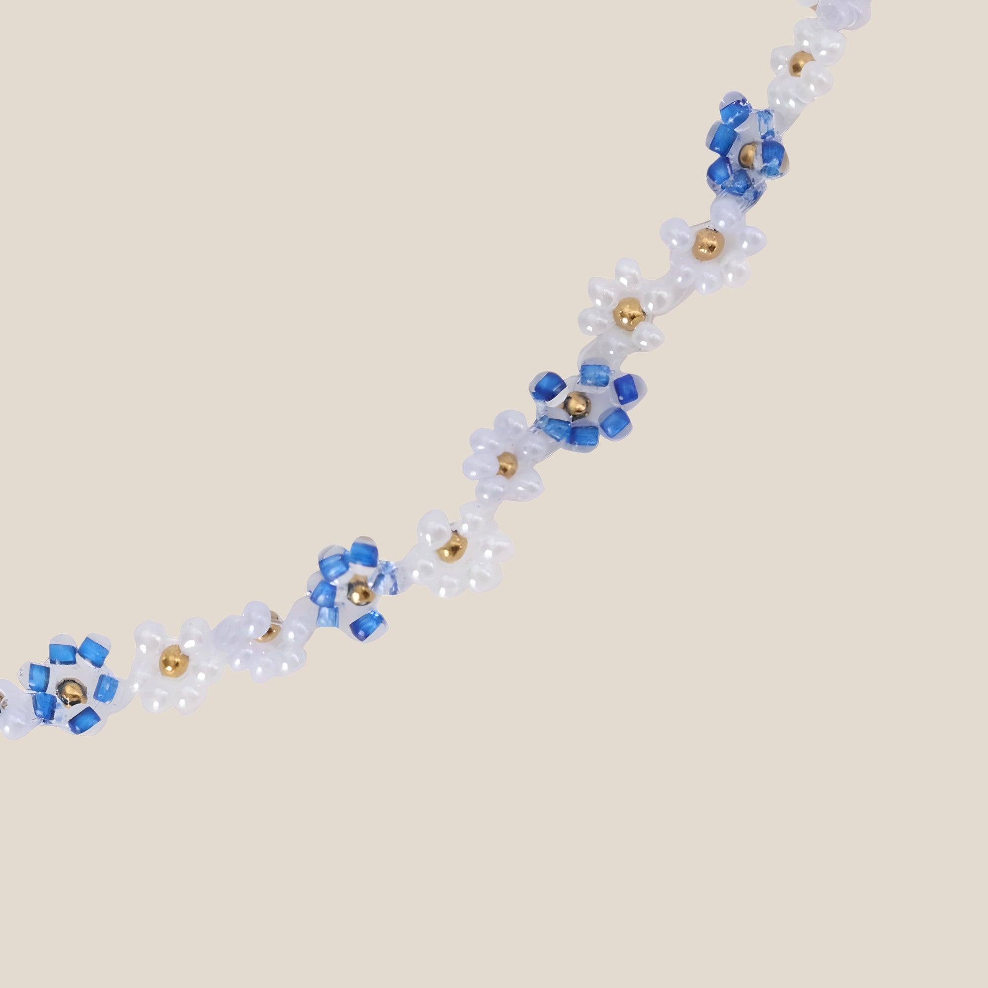 Only Varitious Color Beads Flowers Summer Fußkette