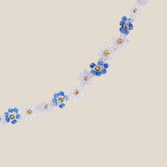 Only Varitious Color Beads Flowers Summer Fußkette