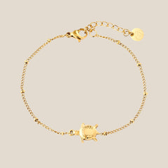 One Turtle Edelstahl Armband
