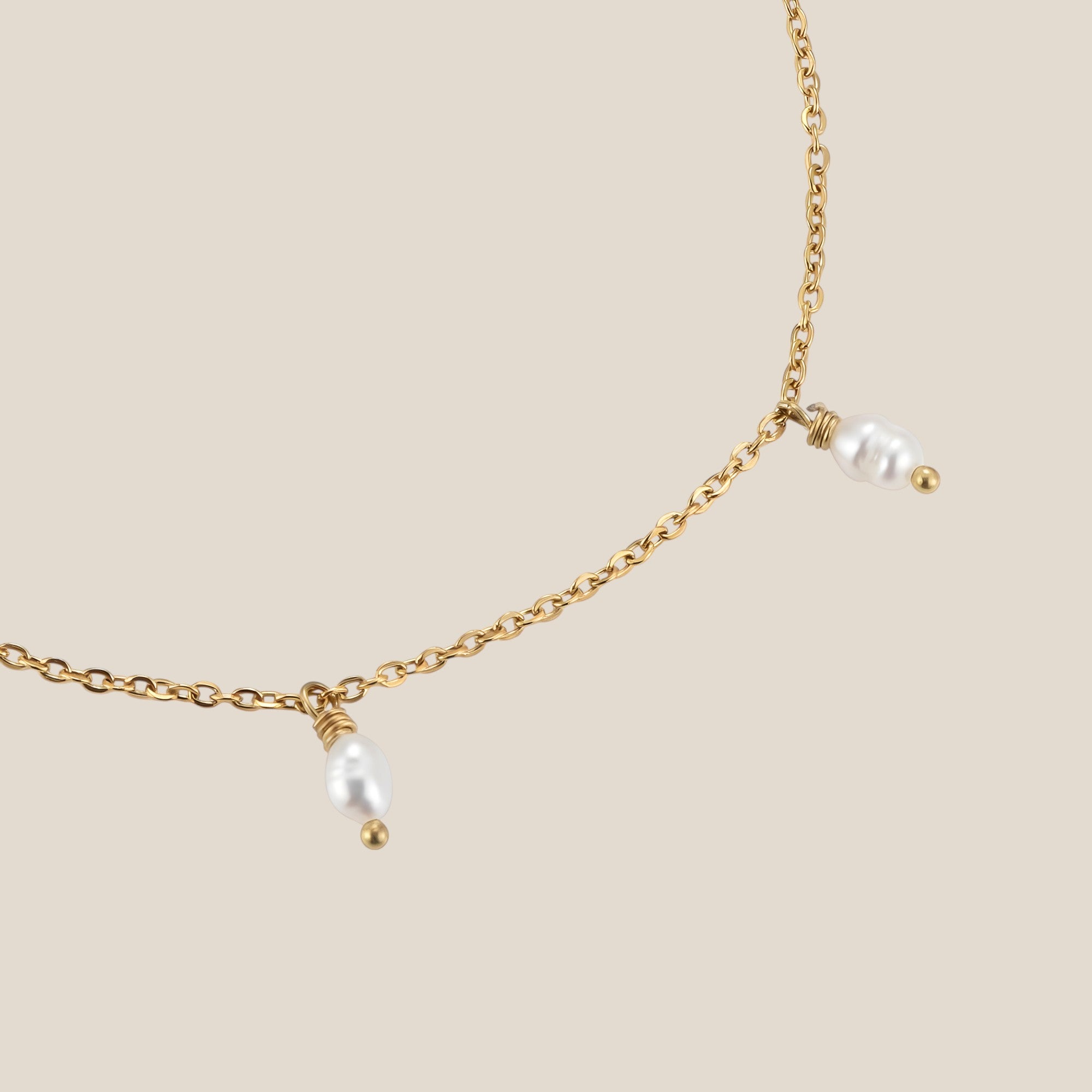 Gloria Hanging Pearls Fußkette