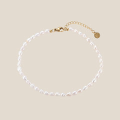 Simple Perlen Fußkette