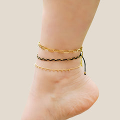 Round Teresa Fußkette