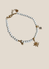 Pearl Star Diamond Armband