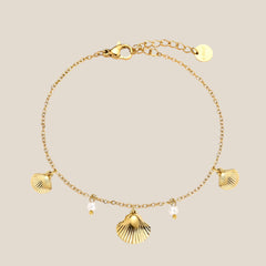 Pearl Small Shells Armband