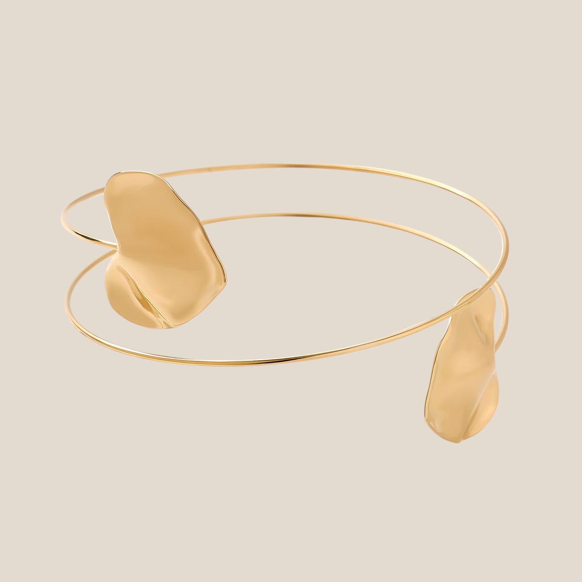 Double Heart Arm Cuff