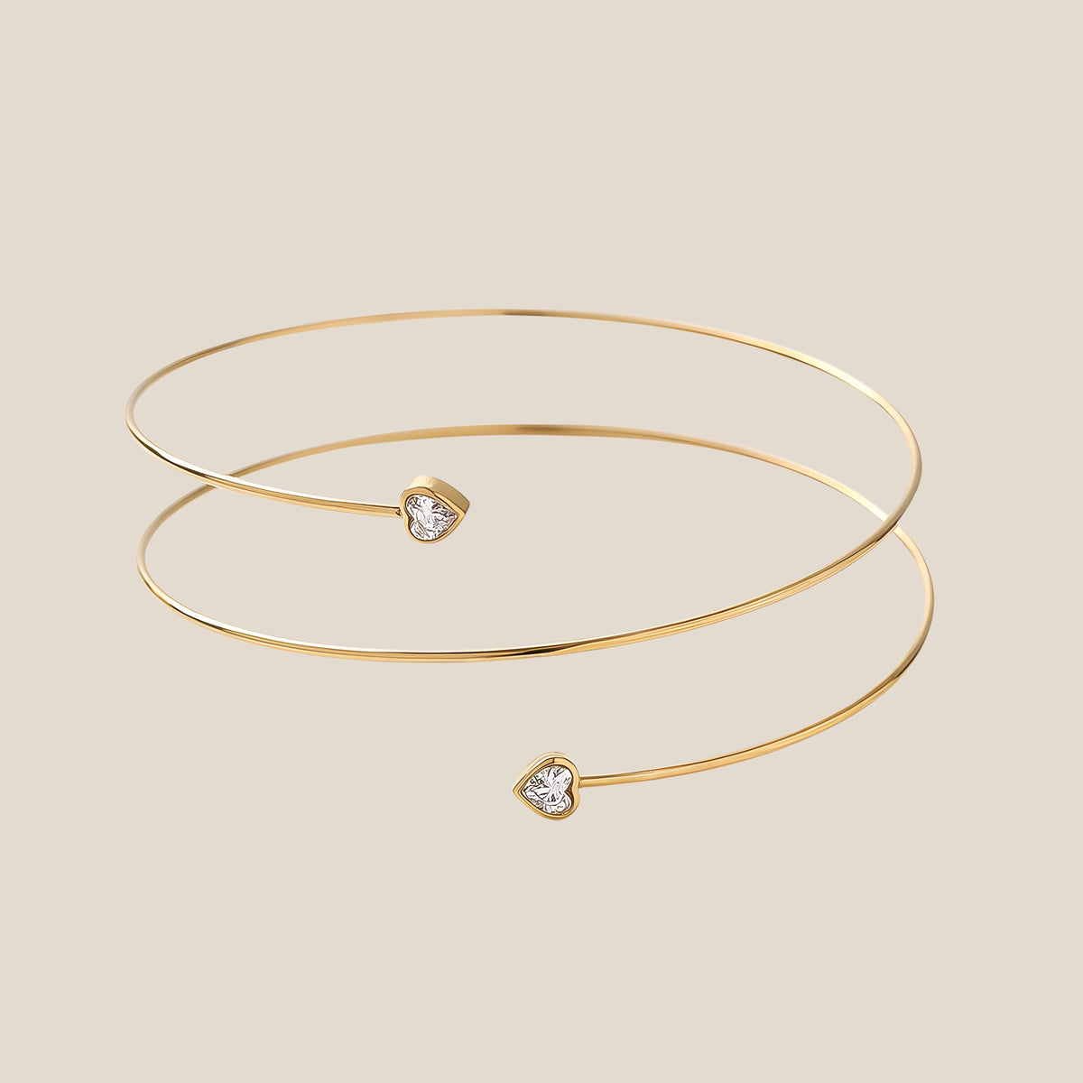 Diamond Hearts Arm Cuff