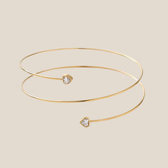Diamond Hearts Arm Cuff