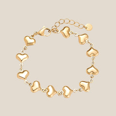 Hearts Chain Armband