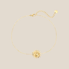 One Sun With Simple Chain Armband
