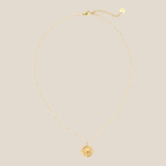 Hollow Pattern With Thin Chain Halskette
