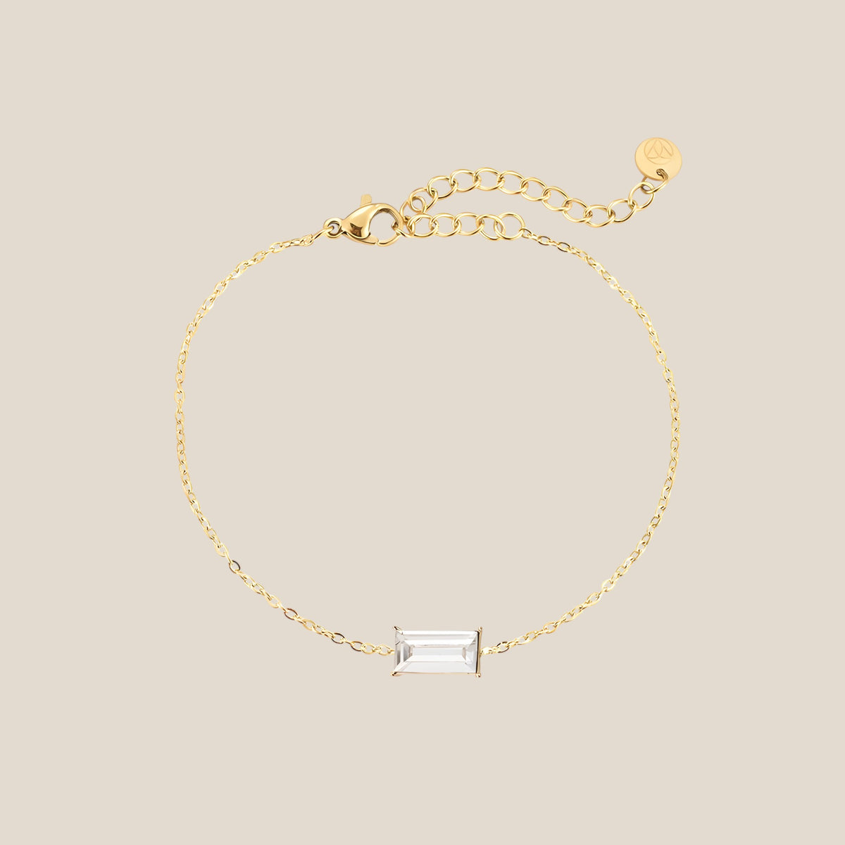 Single Rectangular Diamond Armband