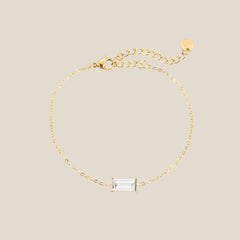 Single Rectangular Diamond Armband