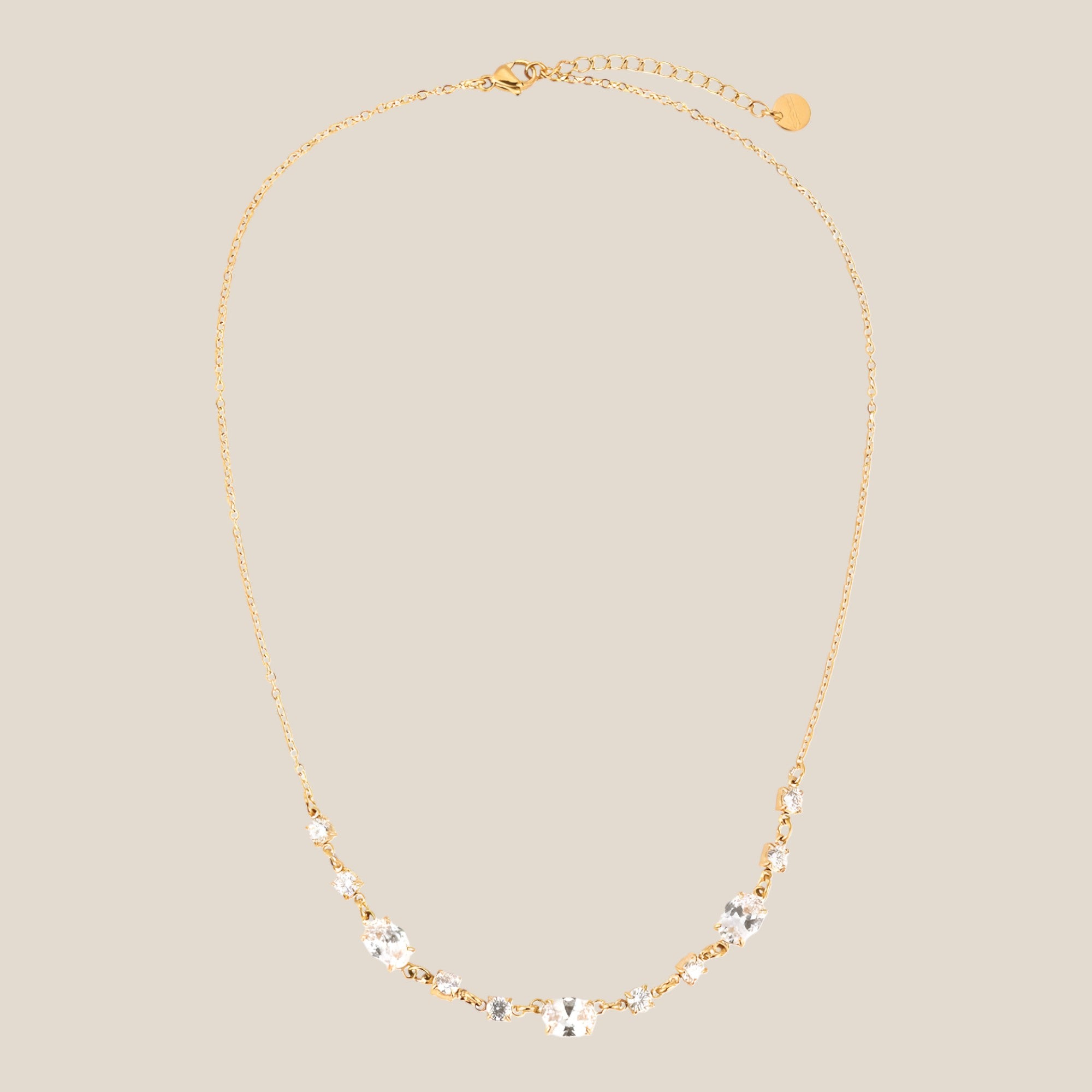 Multiple Diamonds Halskette
