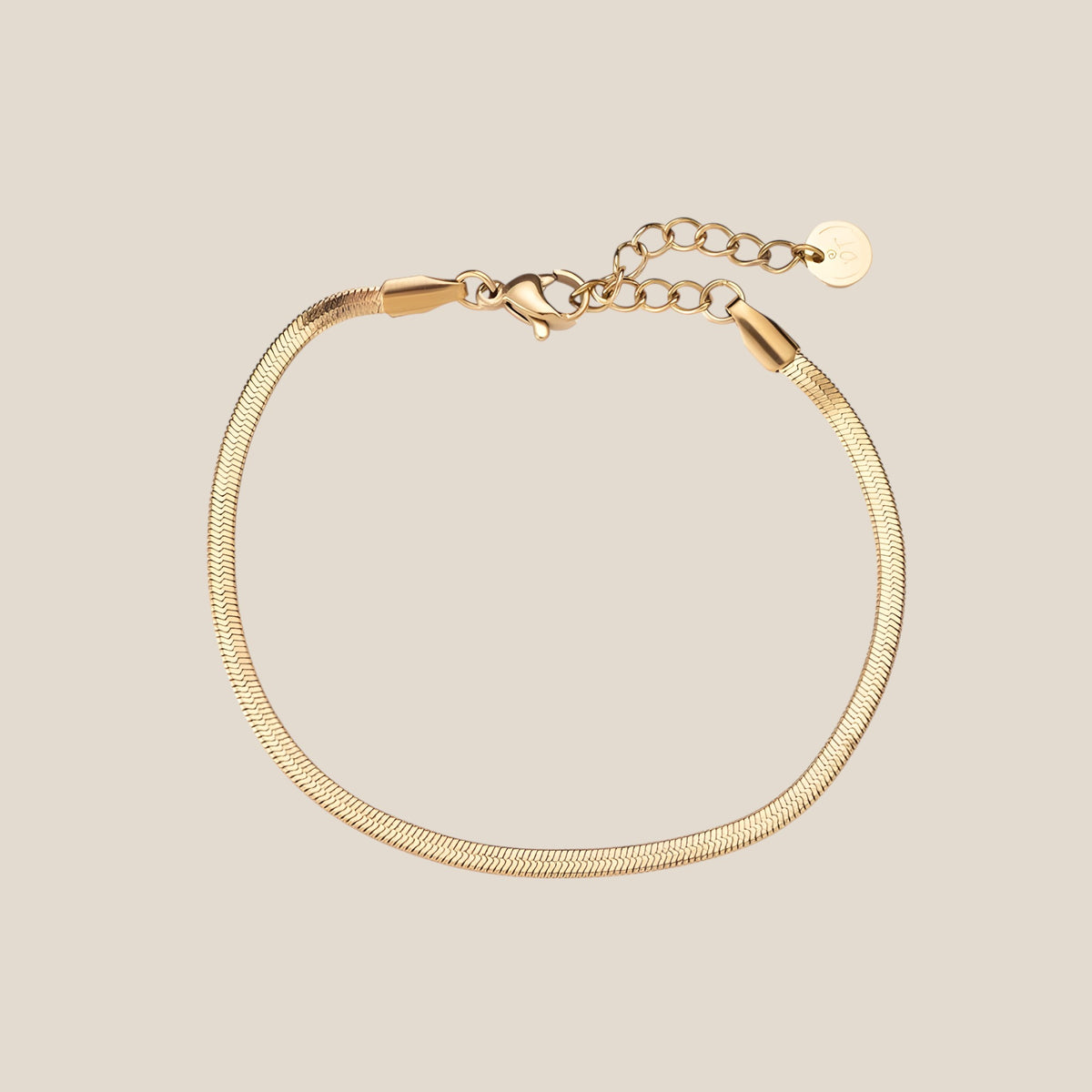 3mm Fine Snake Skin Armband