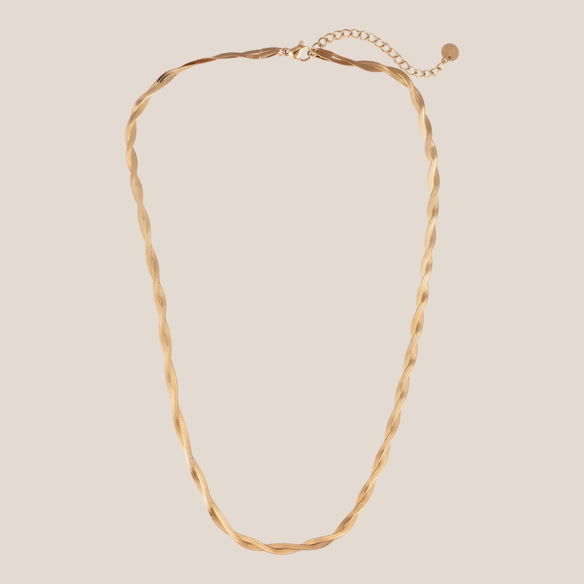 Twisted Snake Skin Kette