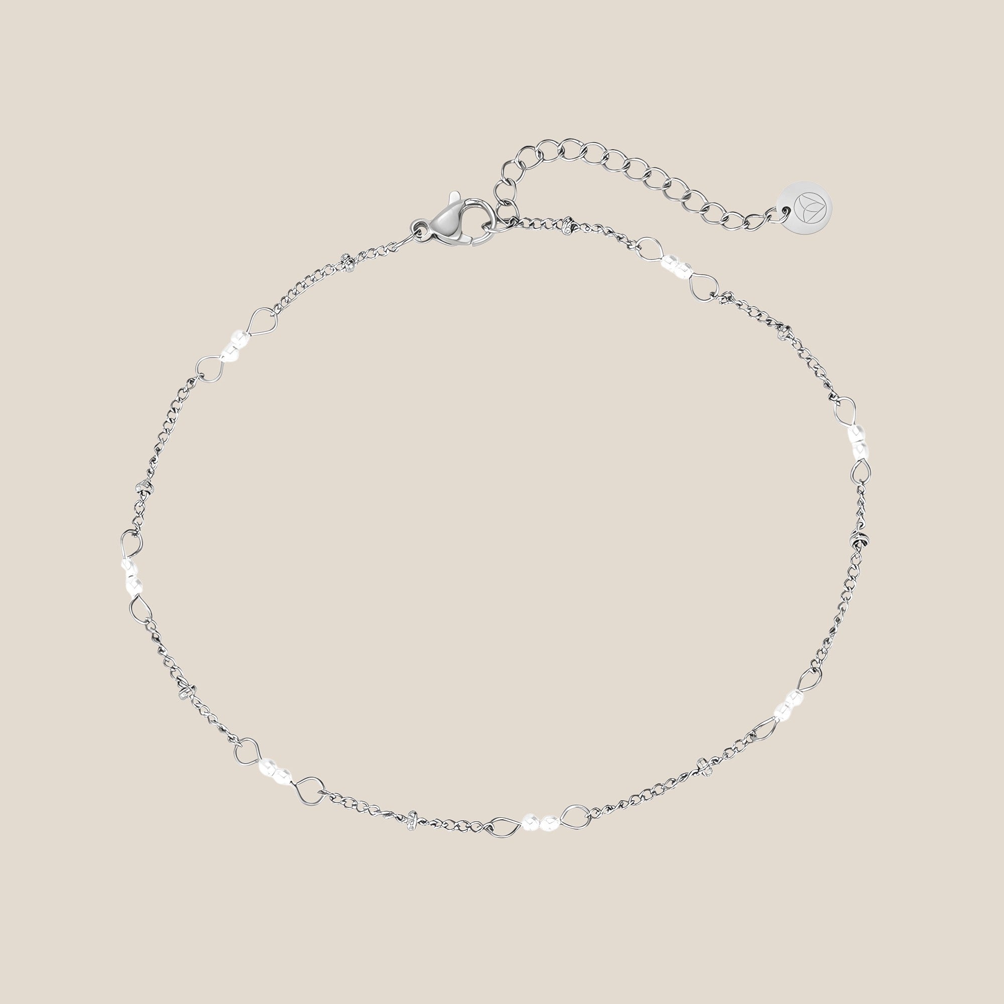 Mini Perlenliebe Fußkette