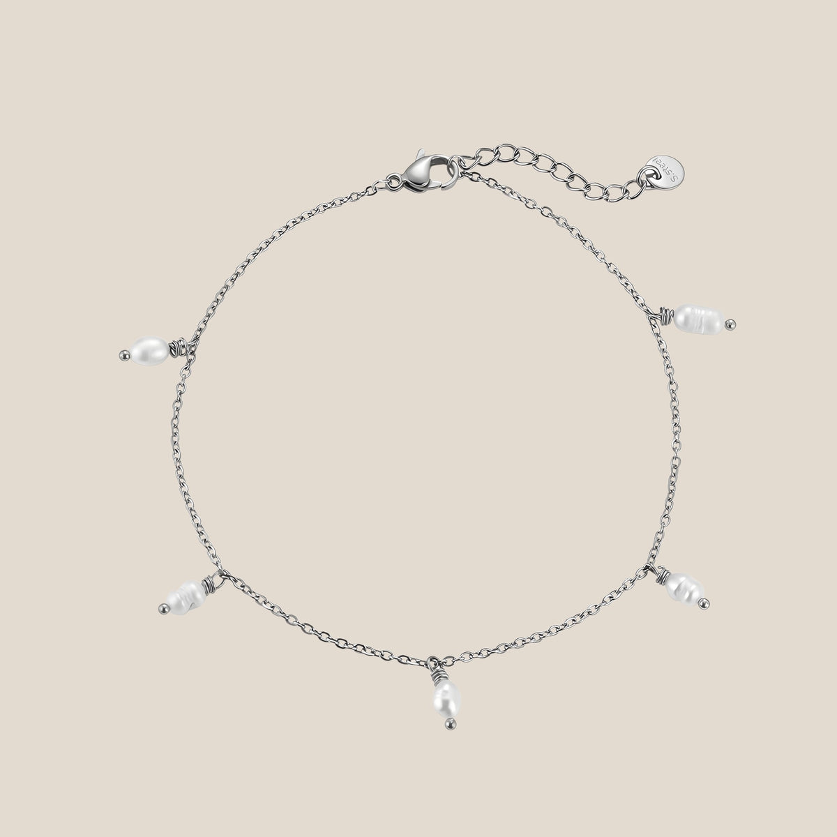Gloria Hanging Pearls Fußkette