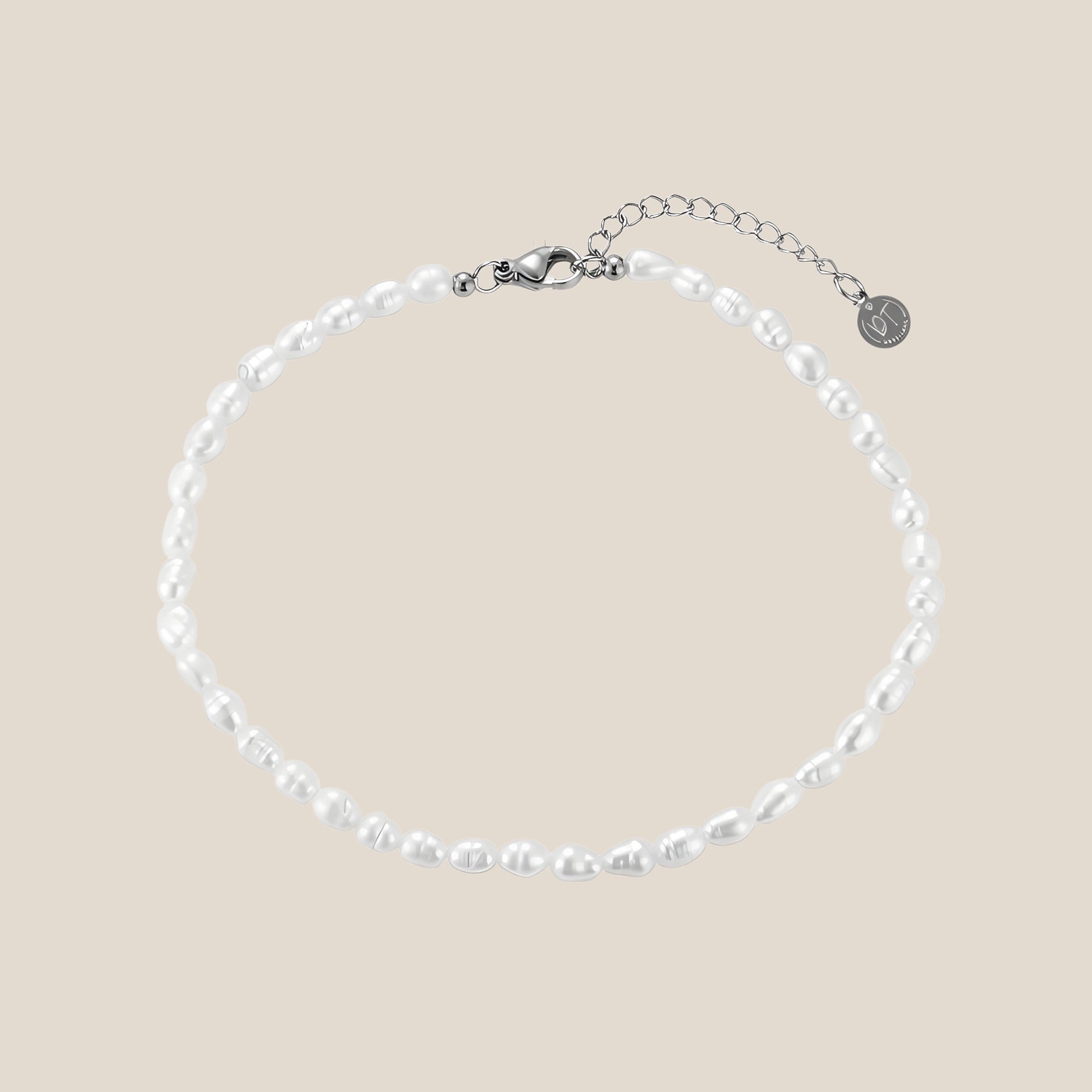 Simple Perlen Fußkette