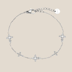Diamond Dots Cross Armband