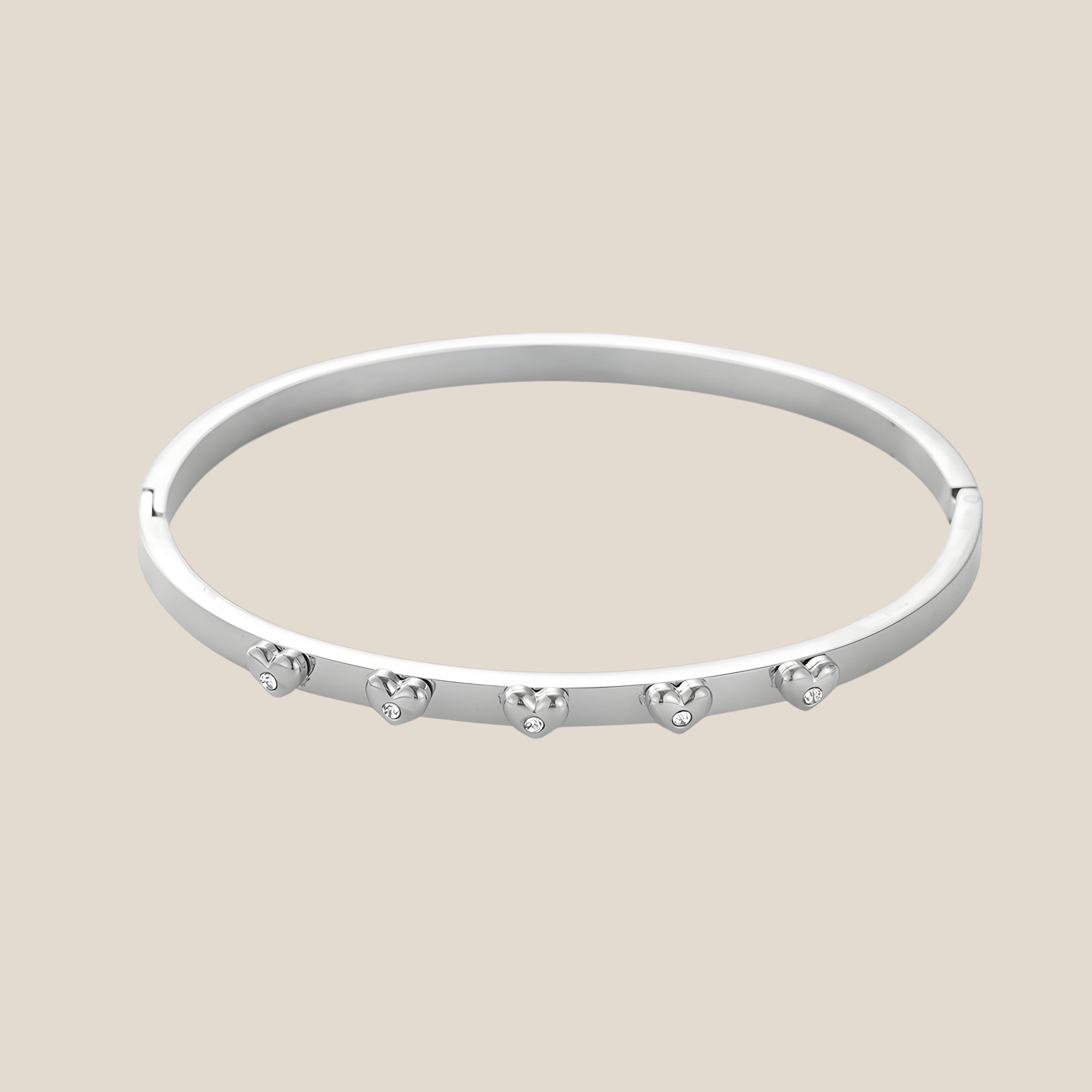 Vintage Diamond Hearts Armband
