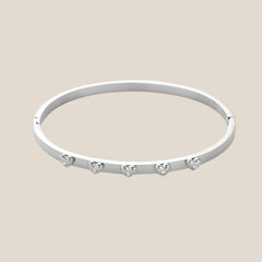 Vintage Diamond Hearts Armband
