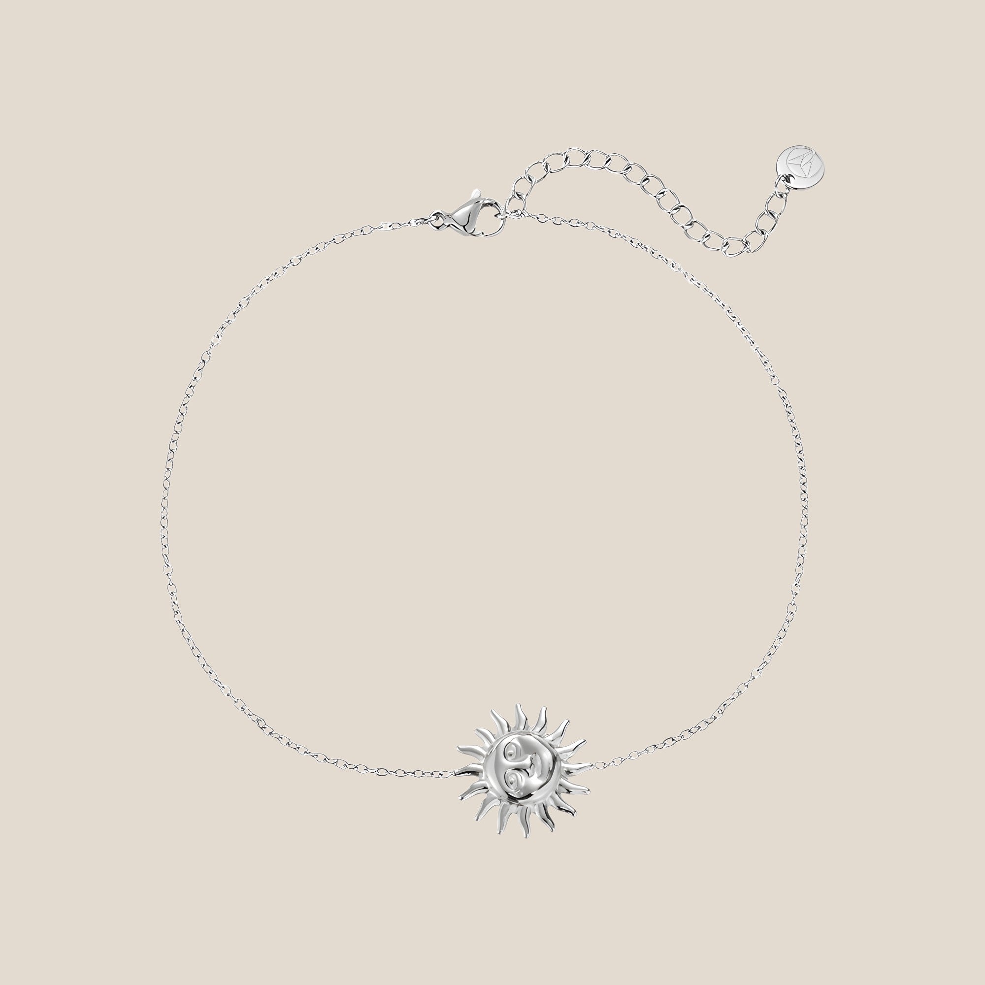 One Sun With Simple Chain Armband