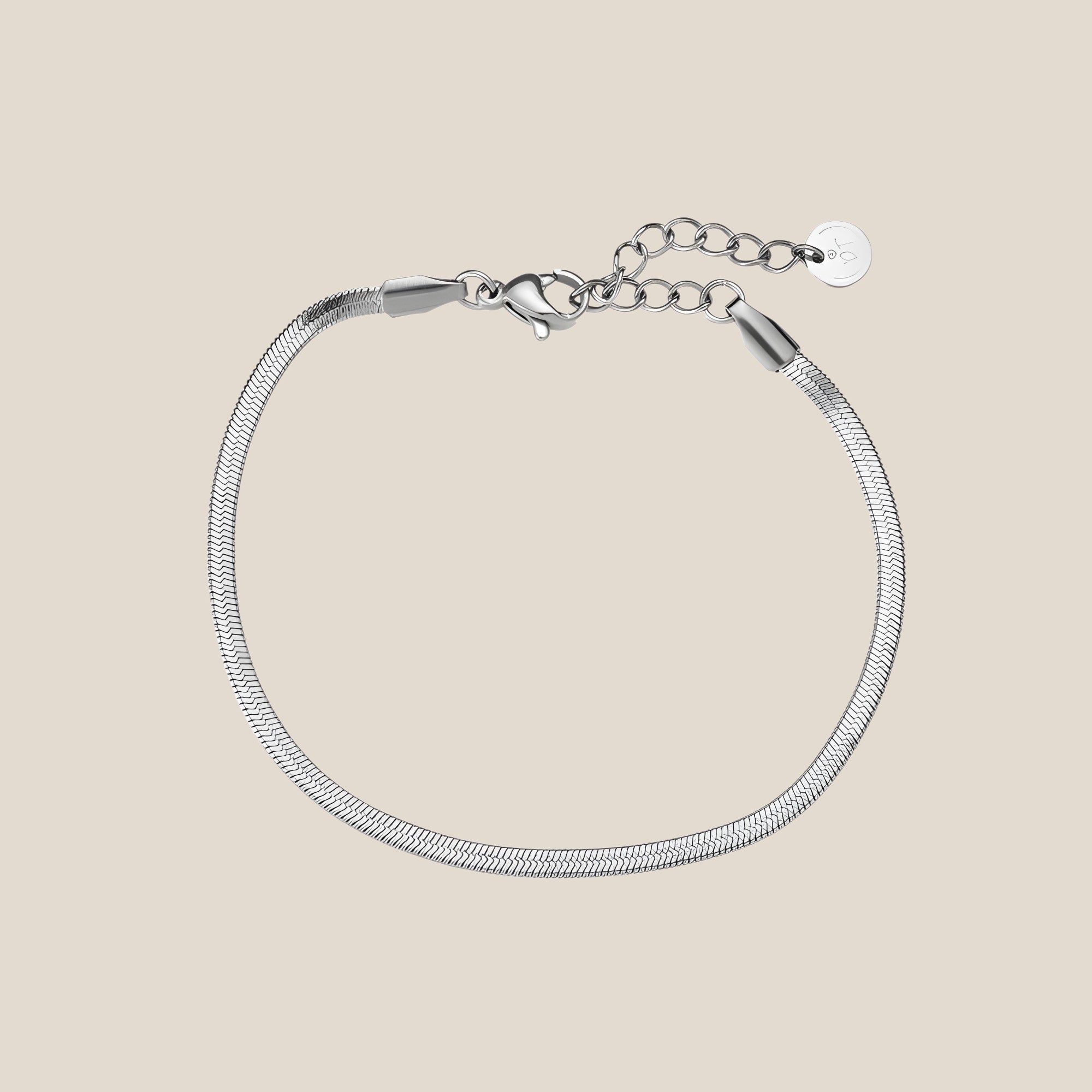 3mm Fine Snake Skin Armband