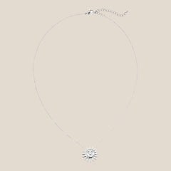 One Sun With Simple Chain Halskette