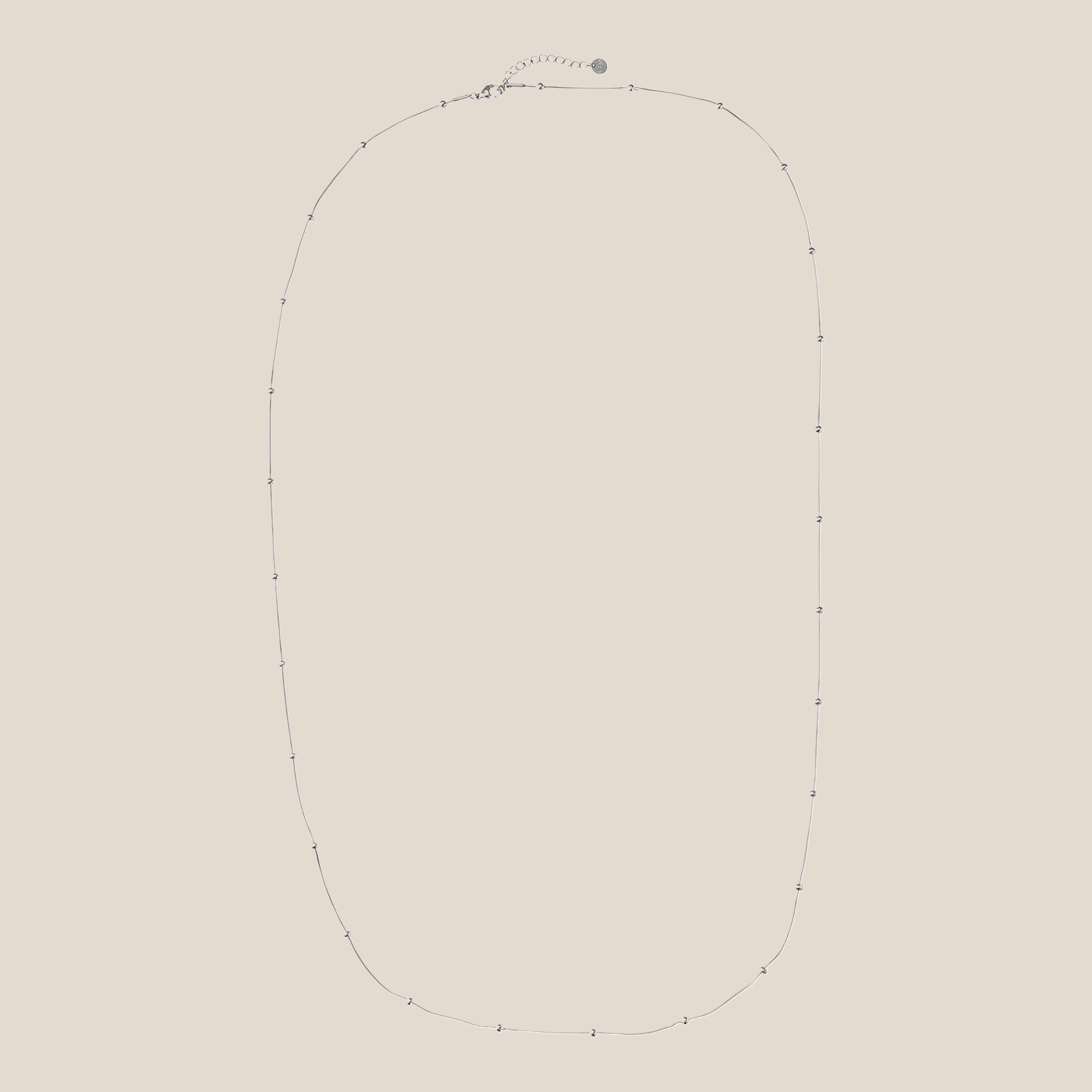 Simple Small Beads Halskette
