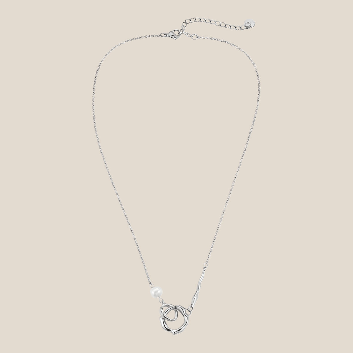 Pearl Comet Impact Halskette