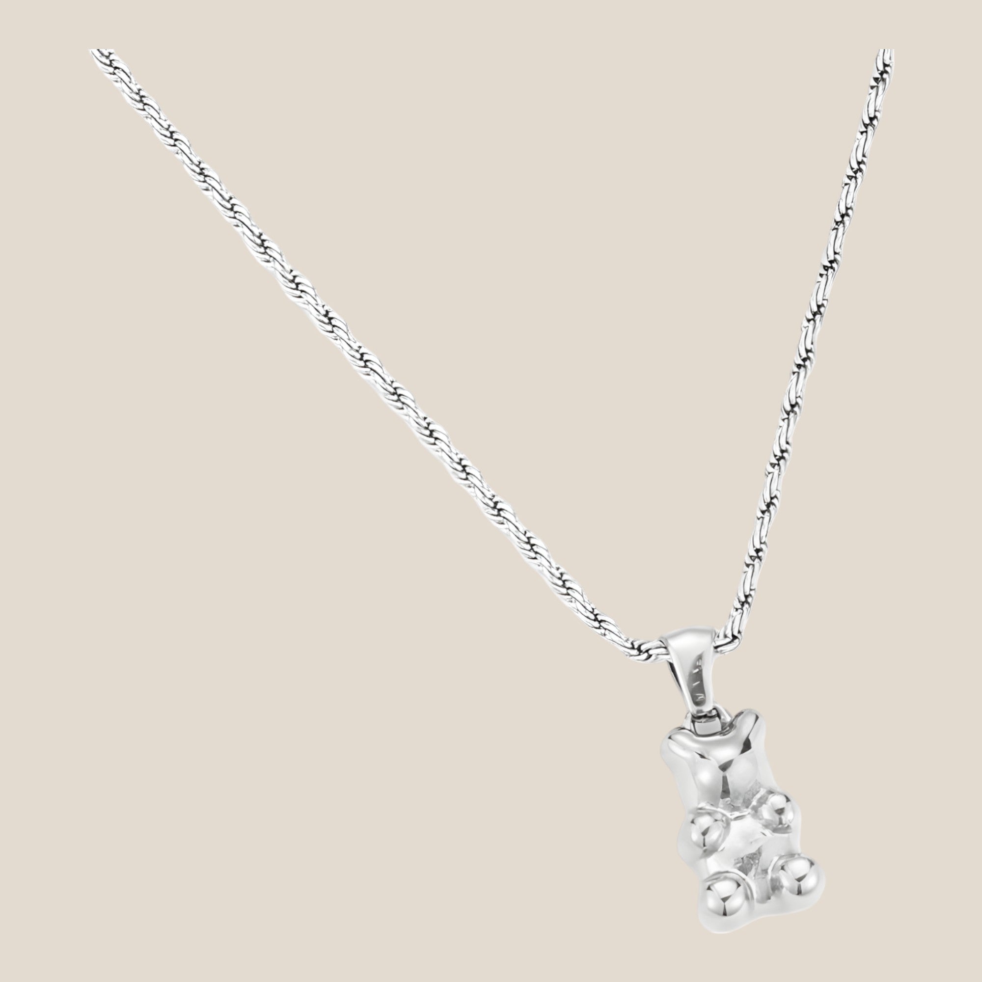 Twisting Chain and Bear Halskette