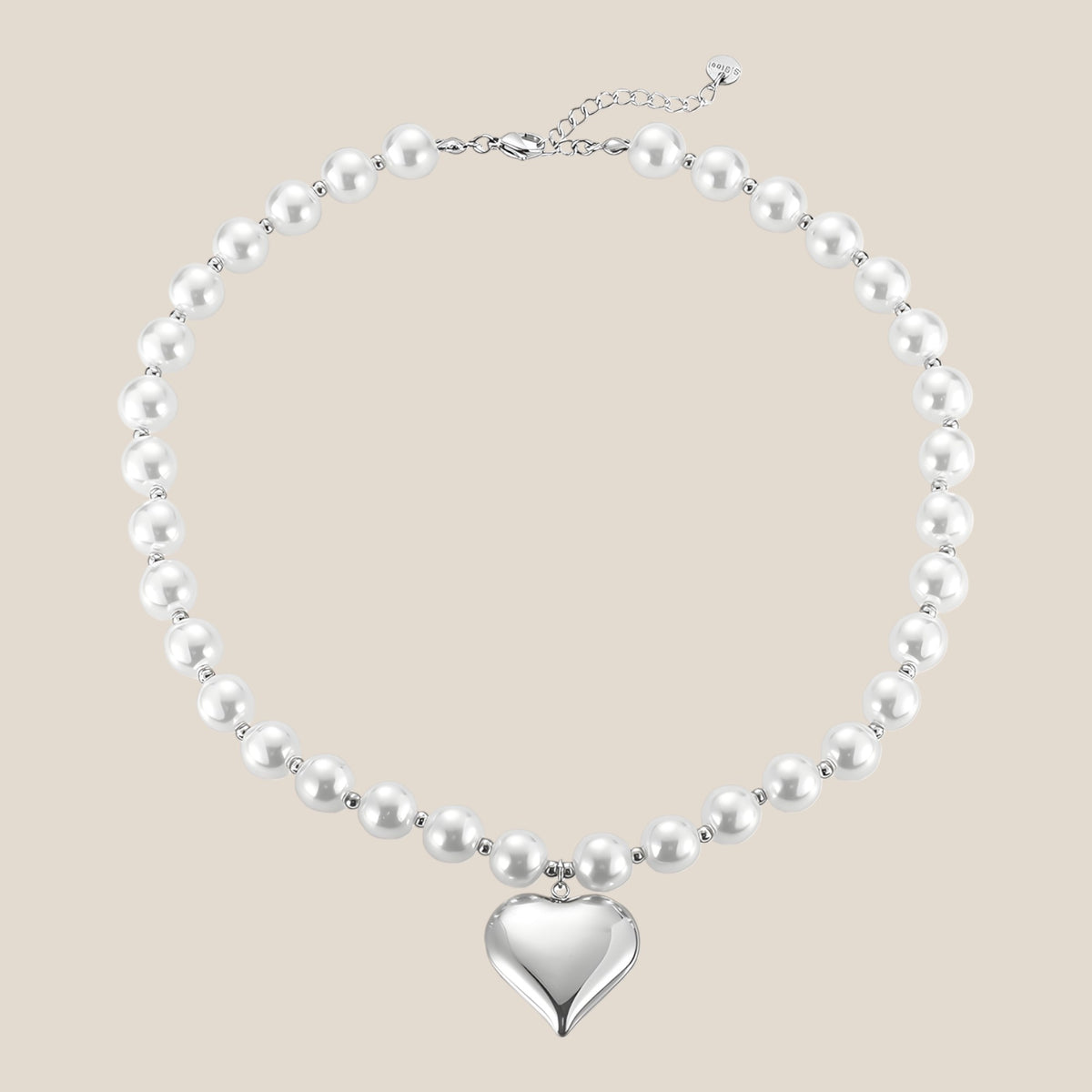 Noble Heart & Pearls Halskette