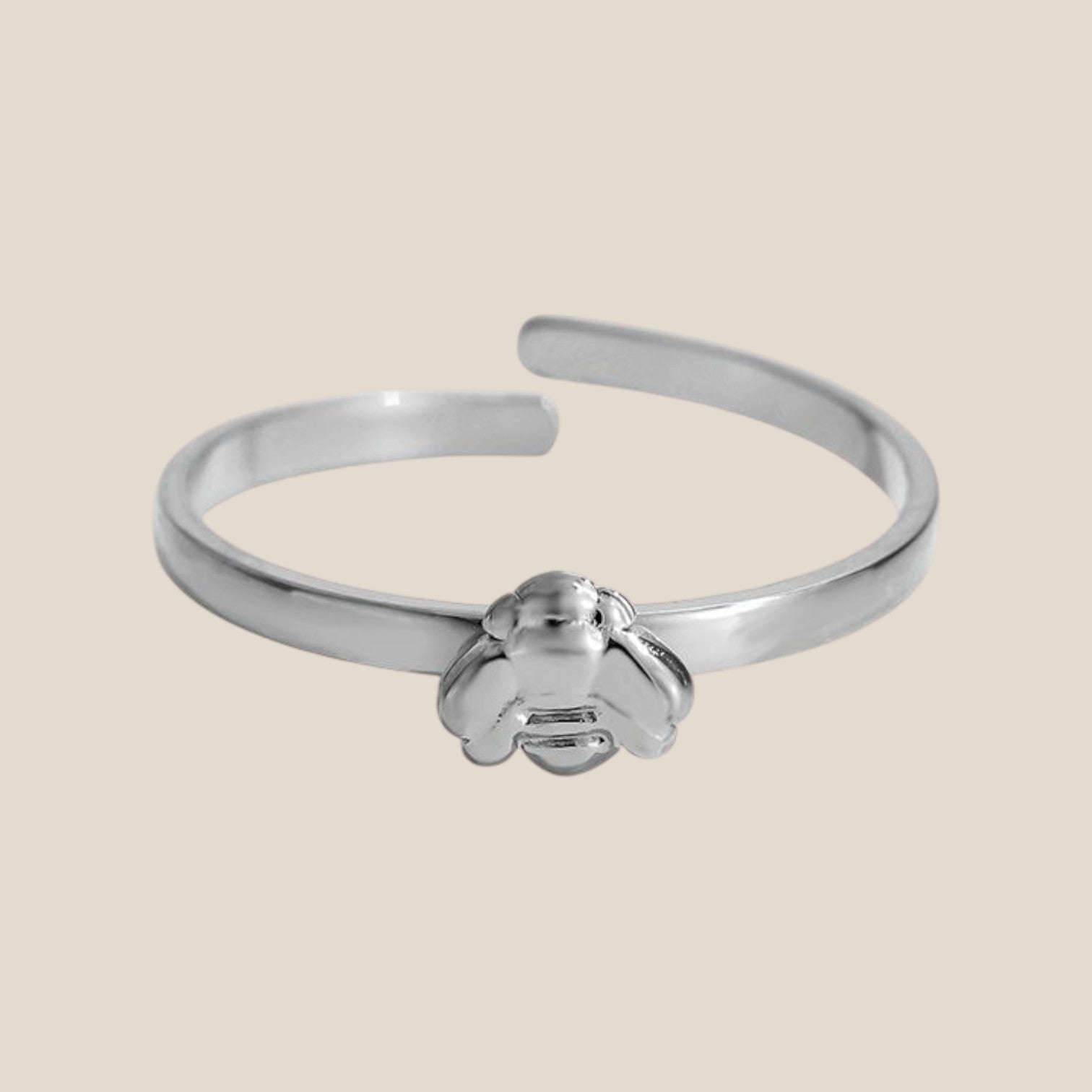 Nice Bee Edelstahl Ring