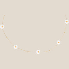 Pure Pearl Daisies Halskette
