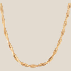 Twisted Snake Skin Kette